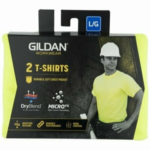 Gildan Xl Grn Tee Shirt 2PK 1297048